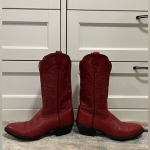 Red Ariat Boot